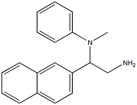 N-[2-amino-1-(naphthalen-2-yl)ethyl]-N-methylaniline Struktur