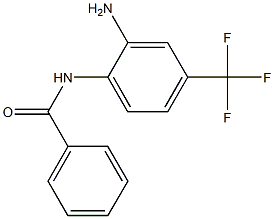 N-[2-amino-4-(trifluoromethyl)phenyl]benzamide Struktur