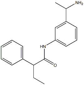 N-[3-(1-aminoethyl)phenyl]-2-phenylbutanamide Struktur