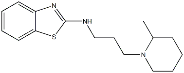 N-[3-(2-methylpiperidin-1-yl)propyl]-1,3-benzothiazol-2-amine Struktur