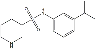 N-[3-(propan-2-yl)phenyl]piperidine-3-sulfonamide Struktur