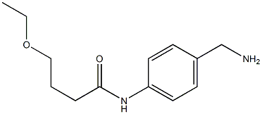 N-[4-(aminomethyl)phenyl]-4-ethoxybutanamide Struktur