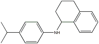 N-[4-(propan-2-yl)phenyl]-1,2,3,4-tetrahydronaphthalen-1-amine Struktur