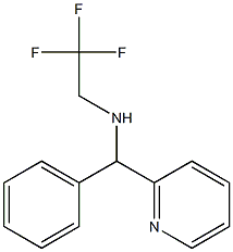 N-[phenyl(pyridin-2-yl)methyl]-N-(2,2,2-trifluoroethyl)amine Struktur