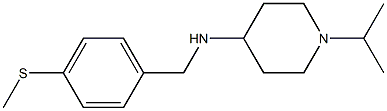 N-{[4-(methylsulfanyl)phenyl]methyl}-1-(propan-2-yl)piperidin-4-amine Struktur