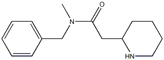 N-benzyl-N-methyl-2-(piperidin-2-yl)acetamide Struktur