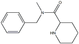 N-benzyl-N-methylpiperidine-2-carboxamide Struktur