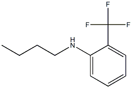 N-butyl-2-(trifluoromethyl)aniline Struktur