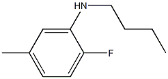 N-butyl-2-fluoro-5-methylaniline Struktur