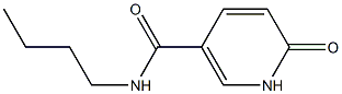 N-butyl-6-oxo-1,6-dihydropyridine-3-carboxamide Struktur