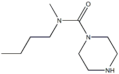 N-butyl-N-methylpiperazine-1-carboxamide Struktur