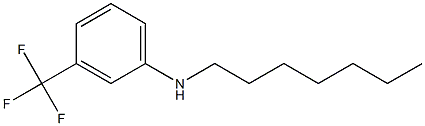 N-heptyl-3-(trifluoromethyl)aniline Struktur