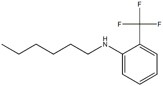 N-hexyl-2-(trifluoromethyl)aniline Struktur