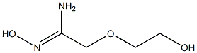 N'-hydroxy-2-(2-hydroxyethoxy)ethanimidamide Struktur