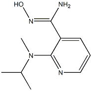 N'-hydroxy-2-[isopropyl(methyl)amino]pyridine-3-carboximidamide Struktur