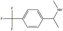 N-methyl-N-{1-[4-(trifluoromethyl)phenyl]ethyl}amine Struktur