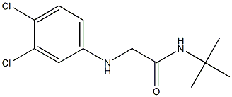 N-tert-butyl-2-[(3,4-dichlorophenyl)amino]acetamide Struktur