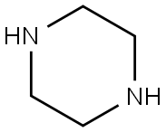 Piperazine, polymer-supported Struktur