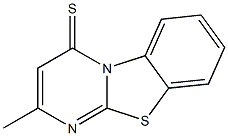 4H-Pyrimido[2,1-b]benzothiazole-4-thione,  2-methyl- Struktur