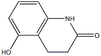 2(1H)-Quinolinone, 5-hydroxy, 3,4-dihydro- Struktur