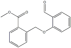 methyl2-((2-formylphenoxy)methyl)benzoate Struktur