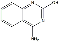 4-amino-2-quinazolinol Struktur