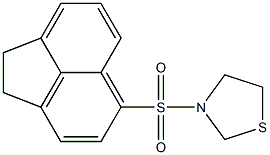 3-(1,2-dihydro-5-acenaphthylenylsulfonyl)-1,3-thiazolidine Struktur