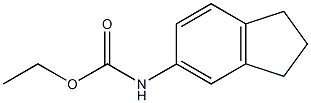 ethyl 2,3-dihydro-1H-inden-5-ylcarbamate Struktur