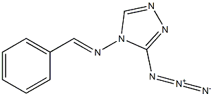 3-azido-N-benzylidene-4H-1,2,4-triazol-4-amine Struktur