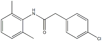 2-(4-chlorophenyl)-N-(2,6-dimethylphenyl)acetamide Struktur