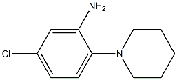 5-chloro-2-(1-piperidinyl)aniline Struktur