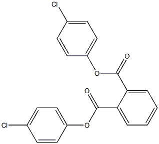 bis(4-chlorophenyl) phthalate Struktur