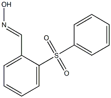 2-(phenylsulfonyl)benzaldehyde oxime Struktur