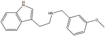 N-[2-(1H-indol-3-yl)ethyl]-N-(3-methoxybenzyl)amine Struktur