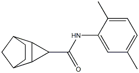 N-(2,5-dimethylphenyl)tricyclo[3.2.1.0~2,4~]octane-3-carboxamide Struktur