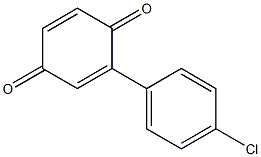 2-(4-chlorophenyl)benzo-1,4-quinone Struktur