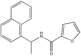 N-[1-(1-naphthyl)ethyl]-2-furamide Struktur