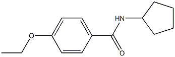 N-cyclopentyl-4-ethoxybenzamide Struktur