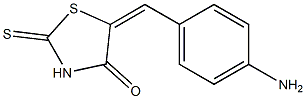 5-(4-aminobenzylidene)-2-thioxo-1,3-thiazolidin-4-one Struktur