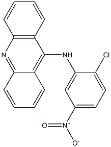 9-{2-chloro-5-nitroanilino}acridine Struktur