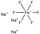 Sodium hexafluoroferrate (III), 98% (metals basis) Struktur