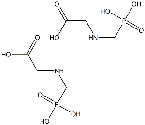 Glyphosate  solution,  N-(Phosphonomethyl)glycine Struktur