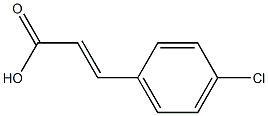 (E)-3-(4-chlorophenyl)-2-propenoic acid Struktur