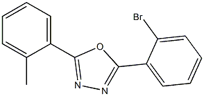 2-(2-bromophenyl)-5-(2-methylphenyl)-1,3,4-oxadiazole Struktur