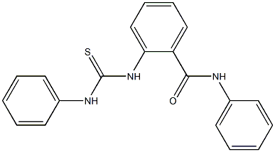 2-[(anilinocarbothioyl)amino]-N-phenylbenzamide Struktur