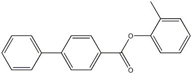 2-methylphenyl [1,1'-biphenyl]-4-carboxylate Struktur