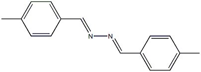 4-methylbenzaldehyde N-[(E)-(4-methylphenyl)methylidene]hydrazone Struktur