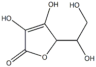 5-(1,2-dihydroxyethyl)-3,4-dihydroxy-2(5H)-furanone Struktur