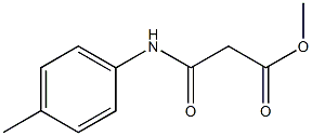 methyl 3-oxo-3-(4-toluidino)propanoate Struktur