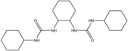 N-cyclohexyl-N'-(2-{[(cyclohexylamino)carbonyl]amino}cyclohexyl)urea Struktur